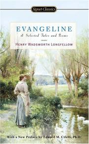 Front cover of Evangeline and Selected Tales and Poems by Henry Wadsworth Longfellow
