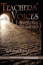 Front cover of Teachers' Voices by Freema Elbaz