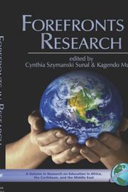 Cover of Forefronts in Research  (HC) (Research on Education in Africa, the Caribbean, and the Middle East) by Kagendo Mutua