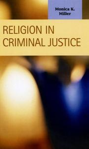 Cover of Religion in criminal justice by Monica K. Miller