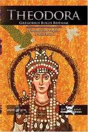 Front cover of Theodora With Translation and Introduction by Matti Moosa by Gregorius, Bulus Behnam