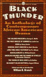 Cover of Black thunder by William B. Branch