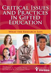 Front cover of Critical Issues and Practices in Gifted Education by National Assoc for Gifted Children