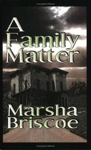 Front cover of A Family Matter by Marsha Briscoe