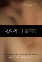 Cover of Rape by Joanna Bourke