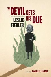Front cover of The Devil Gets His Due by Leslie A. Fiedler