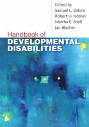 Front cover of Handbook of developmental disabilities by Samuel L. Odom