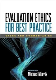 Cover of Evaluation Ethics for Best Practice by Michael Morris