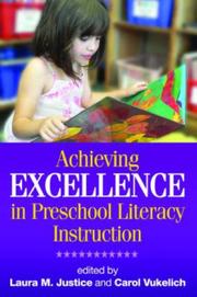 Front cover of Achieving excellence in preschool literacy instruction by Myae Han