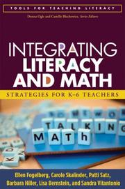 Cover of Integrating literacy and math by Ellen Fogelberg