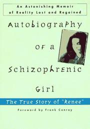 Front cover of Autobiography of a Schizophrenic Girl by Marguerite Sechehaye