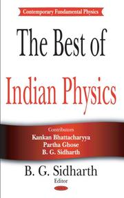 Cover of The Best of Indian Physics (Contemporary Fundamental Physics) by B. G. Sidharth