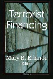 Cover of Terrorist Financing by Mary B. Erlande