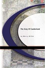 Front cover of The Army of the Cumberland by Henry M. Cist
