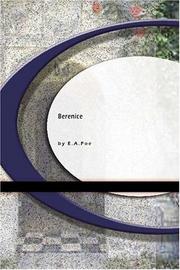 Cover of Berenice by Edgar Allan Poe