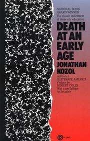 Front cover of Death at an early age by Jonathan Kozol