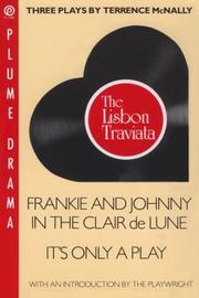 Cover of Three plays by Terrence McNally