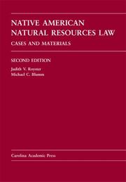 Front cover of Native American natural resources law by Judith V. Royster
