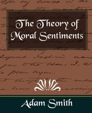 Front cover of The Theory of Moral Sentiments by Adam Smith