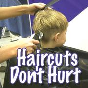 Front cover of Haircuts Don't Hurt (Science About Me) by N. Clausen-grace