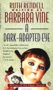Cover of A dark-adapted eye by Ruth Rendell