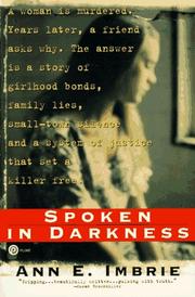 Cover of Spoken in darkness by Ann E. Imbrie