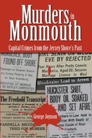 Front cover of Murders in Monmouth by George Joynson