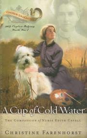 Front cover of A cup of cold water by Christine Farenhorst