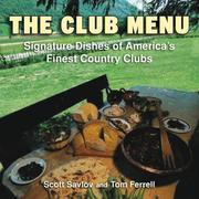 Front cover of The Club Menu by Scott Savlov