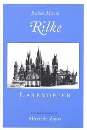 Front cover of Larenopfer = by Rainer Maria Rilke
