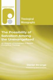 Cover of The Possibility of Salvation Among the Unevangelised by Daniel Strange