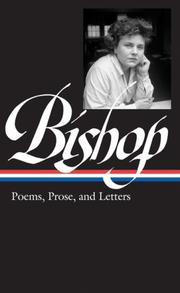 Front cover of Poems, prose, and letters by Elizabeth Bishop