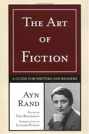 Front cover of The Art of Fiction by Ayn Rand