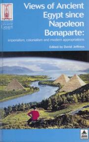Front cover of Views of Ancient Egypt since Napoleon Bonaparte by David Jeffreys