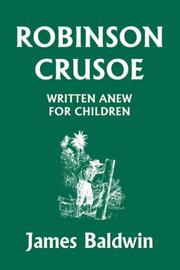 Cover of Robinson Crusoe by James Baldwin