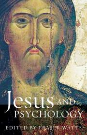 Front cover of Jesus and Psychology by Fraser Watts