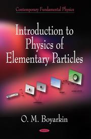 Cover of Introduction to Physics of Elementary Particles by O. M. Boyarkin