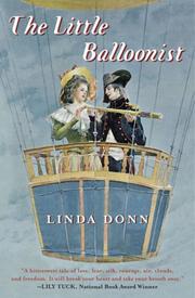 Front cover of The little balloonist by Linda Donn