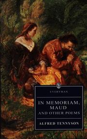 Front cover of In Memoriam, Maud, and Other Poems by Alfred Lord Tennyson