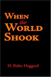 Cover of When the World Shook by H. Rider Haggard