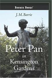 Front cover of Peter Pan in Kensington Gardens by J. M. Barrie