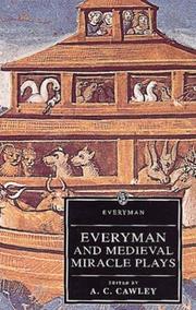 Front cover of Everyman, and medieval miracle plays by A. C. Cawley