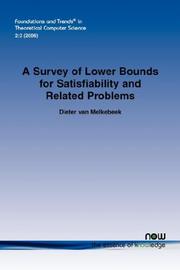 Front cover of A Survey of Lower Bounds for Satisfiability and Related Problems by Dieter Melkebeek van