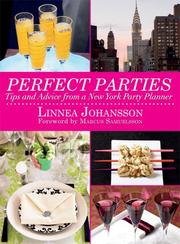 Front cover of Perfect Parties by Linnea Johansson