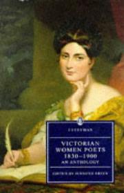 Front cover of Victorian Women Poets 1830-1901 by Jennifer Breen