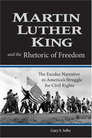 Cover of Martin Luther King and the Rhetoric of Freedom by Gary S. Selby