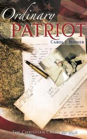 Front cover of Ordinary Patriot by Carol, J. Posner