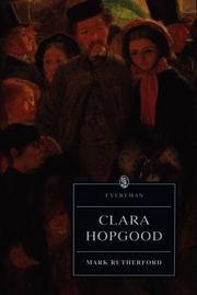 Front cover of Clara Hopgood by William Hale White