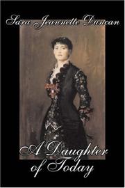 Cover of A Daughter of Today by Sara Jeannette Duncan