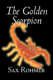 Front cover of The Golden Scorpion by Sax Rohmer